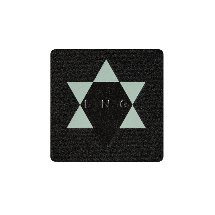 ink printed patch for logo